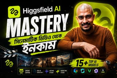 Higgsfield AI মাস্টারক্লাস: সিনেমাটিক AI ভিডিও থেকে ইনকাম