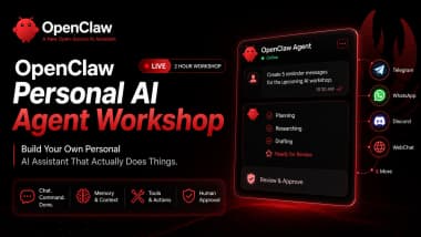 OpenClaw Personal AI Agent Workshop - Live Workshop